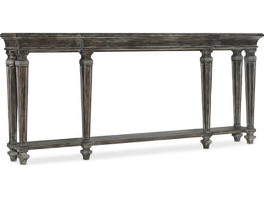 Hooker Furniture Traditions 78" Rectangular Dark Wood Console Table HOO59618016189