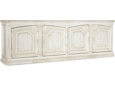 Hooker Furniture Traditions 105'' Pine Wood Soft White Credenza Sideboard HOO59618500402