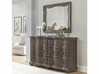 Hooker Furniture Traditions Five-Drawers Dresser with Wall Mirror HOO59619000289SET