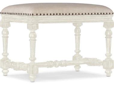 Hooker Furniture Traditions 26" Biscuit White Fabric Upholstered Accent Bench HOO59619001902