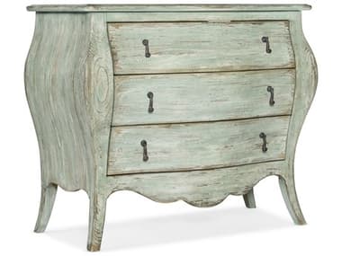 Hooker Furniture Traditions 44" Wide 3-Drawers Pine Wood Chest Nightstand HOO59619021735