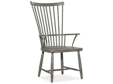 Hooker Furniture Alfresco Hardwood Gray Arm Dining Chair HOO60257530295