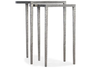Hooker Furniture Chapman Silver 16'' Wide Demilune Nesting Table HOO60335000394