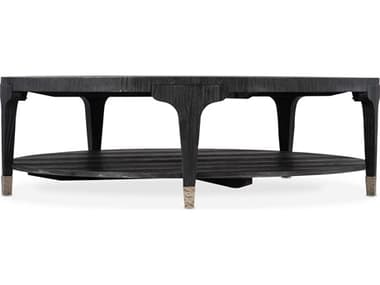Hooker Furniture Chapman Black 60'' Wide Round Coffee Table HOO60338011199