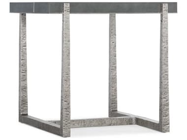 Hooker Furniture Chapman Gray / Pewter 26'' Wide Square End Table HOO60338011394