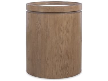 Hooker Furniture Sonnet Round Glass Wood End Table HOO60728011685