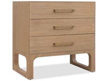 Hooker Furniture Banyon Bay 3-Drawers Oak Wood Nightstand HOO60819001682