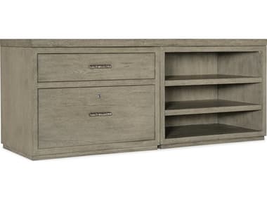 Hooker Furniture Linville Falls Credenza with Lateral File and Open Desk File Cabinet HOO61501090985