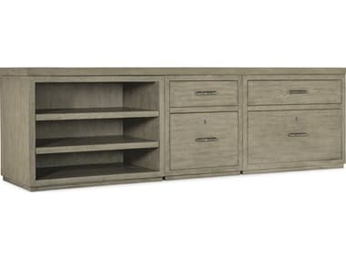 Hooker Furniture Linville Falls Credenza with File, Lateral File and Open Desk Cabinet HOO61501092985