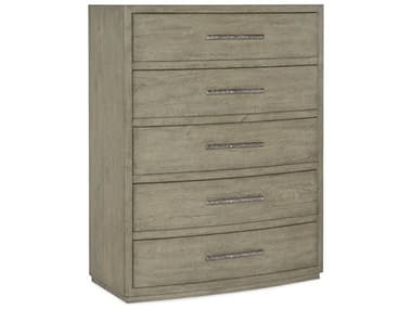 Hooker Furniture Linville Falls 42" Wide 5-Drawers Wood Brown Oak Accent Chest HOO61509001085