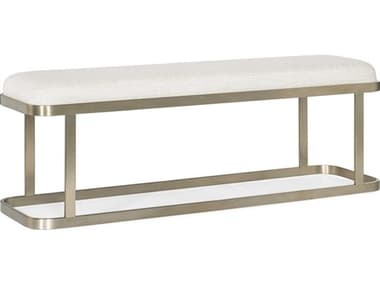 Hooker Furniture Linville Falls Merino Pearl / Silver Accent Bench HOO61509001995