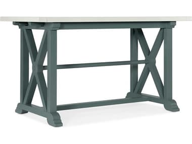Hooker Furniture Serenity Blue 64-88'' Wide Rectangular Counter Height Dining Table with Extension HOO63507520646