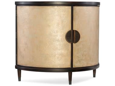 Hooker Furniture Melange Gold 40''W x 21''D Em Demilune Accent Chest Cabinet HOO63885314GLD