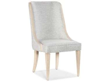Hooker Furniture Nouveau Chic Maple Wood Brown Fabric Upholstered Side Dining Chair HOO65007550080