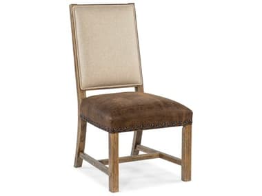 Hooker Furniture Big Sky Evere Cream / Seville Timber / Vintage Natural Side Dining Chair HOO67007531080