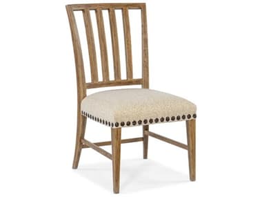 Hooker Furniture Big Sky Saxony Porcelain / Vintage Natural Side Dining Chair HOO67007541080