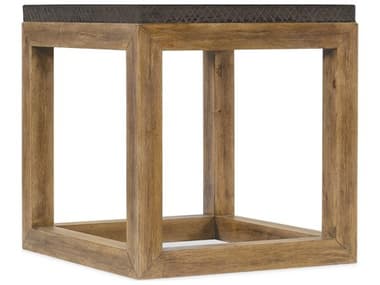 Hooker Furniture Big Sky Charcoal Furrowed Bark / Vintage Natural 23'' Wide Rectangular End Table HOO67008011699