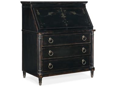 Hooker Furniture Charleston 40" Black Cherry Wood Secretary Desk HOO67501030997