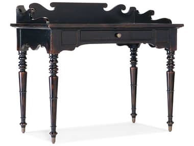 Hooker Furniture Charleston 42" Black Solid Wood Writing Desk HOO67501044297