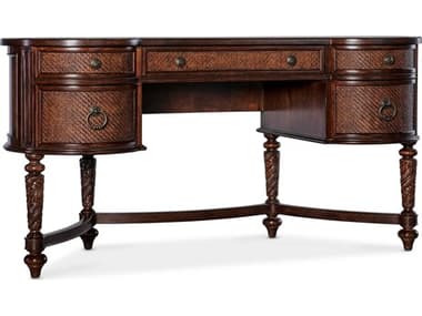 Hooker Furniture Charleston 60" Maraschino Cherry Wood Executive Desk HOO67501046085
