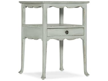 Hooker Furniture Charleston 18" Square Wood Blue End Table HOO67505000540