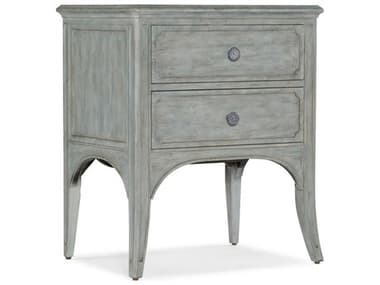 Hooker Furniture Charleston 26" Rectangular Wood Blue End Table HOO67505001144