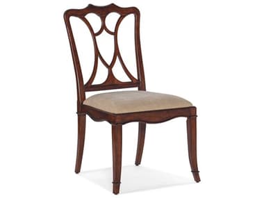 Hooker Furniture Charleston Cherry Wood Fabric Upholstered Side Dining Chair HOO67507531085