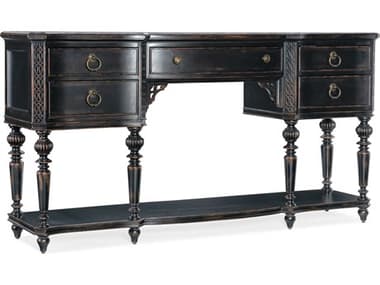 Hooker Furniture Charleston 74'' Cherry Wood Black Sideboard HOO67507590797