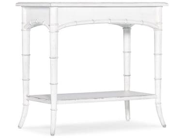 Hooker Furniture Charleston 14" Rectangular Wood White Heron End Table HOO67508031306