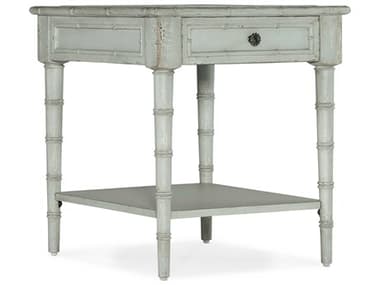 Hooker Furniture Charleston 22" Rectangular Wood Blue End Table HOO67508031540