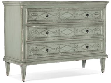 Hooker Furniture Charleston 46" Wide 3-Drawers Green Maple Wood Accent Chest HOO67508501132