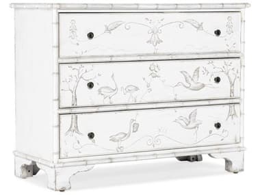 Hooker Furniture Charleston 44" Wide 3-Drawers White Heron Maple Wood Accent Chest HOO67508501206