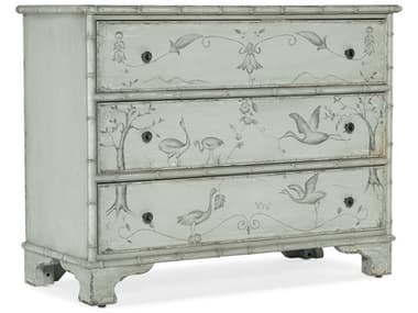 Hooker Furniture Charleston 44" Wide 3-Drawers Blue Maple Wood Accent Chest HOO67508501240