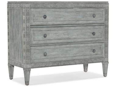 Hooker Furniture Charleston 43" Wide 3-Drawers Waterscape Blue Maple Wood Accent Chest HOO67508501844