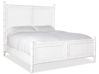 Hooker Furniture Charleston White Heron Solid Wood Queen Panel Bed HOO67509015006