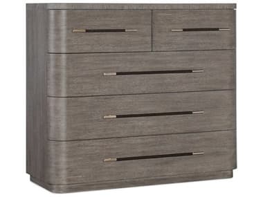 Hooker Furniture Modern Mood 50" Wide 5-Drawers Mink Brown Solid Wood Accent Chest HOO68509001789
