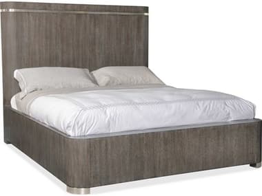 Hooker Furniture Modern Mood Mink Brown Solid Wood Queen Panel Bed HOO68509025089
