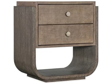 Hooker Furniture Modern Mood 28" Wide 2-Drawers Brown Solid Wood Nightstand HOO68509041689
