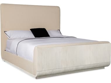 Hooker Furniture Modern Mood Inverness Natural Diamond Solid Wood Upholstered California King Panel Bed HOO68509096080