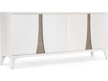 Hooker Furniture Bella Donna 77" White Cherry Wood Pearl Sideboard HOO69005547605