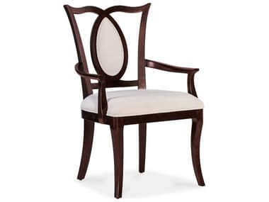 Hooker Furniture Bella Donna Brown Upholstered Arm Dining Chair HOO69007540089