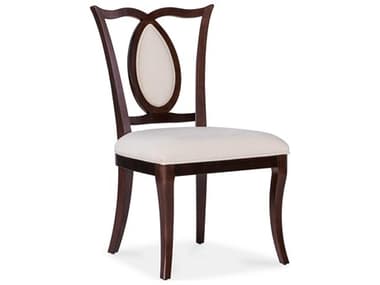 Hooker Furniture Bella Donna Brown Fabric Upholstered Side Dining Chair HOO69007541089