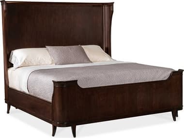 Hooker Furniture Bella Donna Brown Cherry Wood Queen Panel Bed HOO69009025089