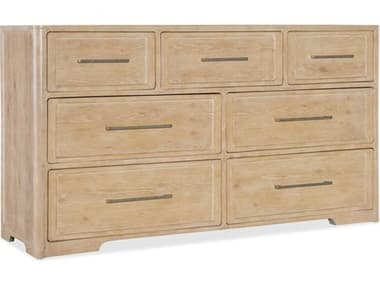 Hooker Furniture Retreat 70" Wide 7-Drawers Brown Solid Wood Dresser HOO69509000180