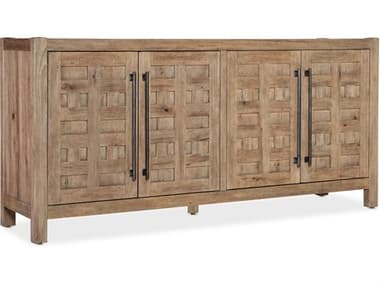 Hooker Furniture Vineyard Row 80" Oak Wood Sonoma:light And Airy Vibe Sideboard HOO69527590080