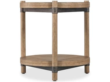 Hooker Furniture Vineyard Row Round Wood Sonoma:light And Airy Vibe End Table HOO69528011680