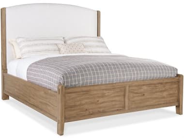 Hooker Furniture Vineyard Row Sonoma:light And Airy Vibe Beige Wood Queen Platform Bed HOO69529085080