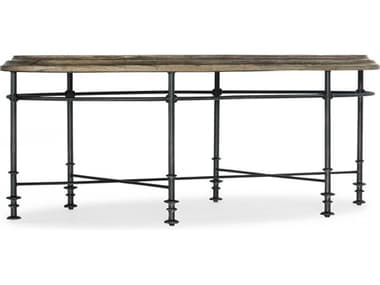 Hooker Furniture La Grange Medium Wood 52'' Wide Oval Coffee Table HOO69608011180