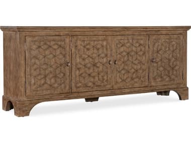 Hooker Furniture Americana 84" Brown Oak Wood Sideboard HOO70505549885