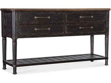 Hooker Furniture Americana 64" Oak Black Wood Sideboard HOO70507591789